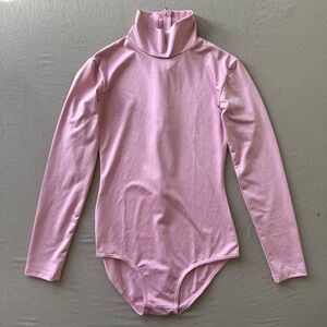 Supernowa High Neck Long Sleeve Bodysuit Leotard